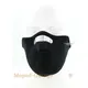 Biker Maske 2 mm schwarz für Mofa Mokick MG00013005_1