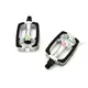 Pedals aluminum black silver for Zündapp, Kreidler, Hercules_1