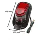 Rear light license plate holder 150mm 85mm 100mm 50mm 6 Volt_2