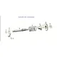 Axle steel 181mm for Hercules, Miele, DKW, KTM, Rixe, Sachs _1