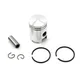 Piston set aluminum 38,5mm 12mm piston pin 53mm for Hercules_1