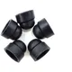Nut caps set 5 pieces plastic black for M8 width across flat_2