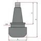 Valve rubber 19x33x23x15mm for moped, moped, mokick, motorcy_2