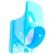 Headlight cover plastic blue 120mm for Puch, Maxi S, N, mope_1