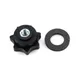 Star grip nut black with rubber washer for Simson, KR51/1, K_1