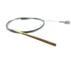 Brake cable rear wheel 125 cm gray for Lohner, 125cc scooter_2