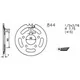 Sprocket Esjot steel 38 teeth for Zündapp, M 25, 50, Type 43_1