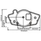 Multifunktions-Tachometer Koso RX1N GP Style schwarz-blau 11_1
