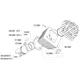 cylinder kit Polini cast iron racing 70cc Corsa for Honda, K_1