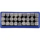Schlagbuchstaben Satz 5mm DIN1451 27-teilig 55037_1