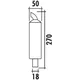 Endschalldämpfer Polini Aluminium, 18mm Aufnahme 218.0015/18_2