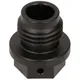 Oil filler plug 66Heroes aluminum black anodized for Zündapp_1