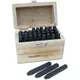 letters & numbers stamp set Silverline 5mm 36-piece 35534_1