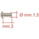 Niet / Metallbolzen 1,5x3,0mm Halbrundkopf 36478_1