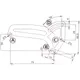 number plate holder lateral mounting aluminium black for Pia_1