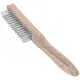 steel brush 4-row w/ wooden handle 43535_1