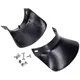 mudguard mud flap set black plastics for Simson S50, S51, S7_1