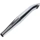 exhaust swiing side pipe 28/60mm chrome moped universal 4379_1