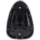 saddle / seat black with chrome trim, 22mm clamp for moped 4_2