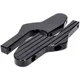 pillion footpeg adapter set aluminum CNC matt black for Vesp_1