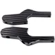 pillion footpeg adapter set aluminum CNC matt black for Vesp_2