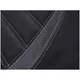 seat cover black, grey stitch seam for Vespa GTS 125, 300 48_1