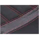 seat cover black, red stitch seam for Vespa GTS 125, 300 488_1