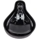 saddle / seat quilted spring-mounted black for moped 48967_2