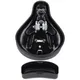 saddle / seat quilted spring-mounted black for moped 48967_3
