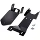 number plate holder w/ splash guard black coated for Rieju M_1