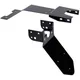 number plate holder w/ splash guard black coated for Rieju M_2