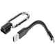 charging cable keychain 10cm USB-A to Micro USB 49531_1