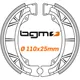 Brake shoes -BGM PRO Ø=110x25mm- APRILIA Amico 50cc 1990-199_1
