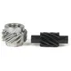 Speedometer drive gear set -BGM ORIGINAL- Vespa 11 tooth, Ø=_3