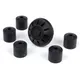 Caps- Set wheel nut / rim Ø=35mm -MOTO NOSTRA, CNC, black ma_3
