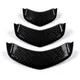 Horn grill insert, chevron set -MOTO NOSTRA, carbon style- V_3