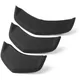 Horn grill insert, chevron set -MOTO NOSTRA, mat black- Vesp_3