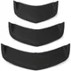 Horn grill insert, chevron set -MOTO NOSTRA, mat black- Vesp_2