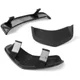 Horn grill insert, chevron set -MOTO NOSTRA, mat black- Vesp_1