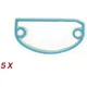 Gear selector box gasket-BGM Pro silicone- Vespa Largeframe,_1