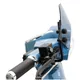 Flyscreen with black brackets -MOTO NOSTRA, w=340mm, h=105mm_3