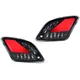 turn signal set rear Moto Nostra smoked black for Vespa GTS _2