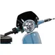 Flyscreen with chromed brackets -MOTO NOSTRA, w=340mm, h=105_2