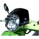 Flyscreen with black brackets -MOTO NOSTRA, w=340mm, h=105mm_1