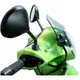 Flyscreen with black brackets -MOTO NOSTRA, w=340mm, h=105mm_3