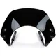 Flyscreen with black brackets -MOTO NOSTRA, w=340mm, h=105mm_2