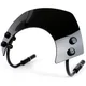 Flyscreen with black brackets -MOTO NOSTRA, w=340mm, h=105mm_1