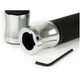 Pair of grips -MOTO NOSTRA Alu Rub, diamond pattern- Vespa G_3