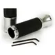 Pair of grips -MOTO NOSTRA Alu Rub, diamond pattern- Vespa G_2