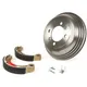 Brake drum, rear 8" incl. brake shoes, 2 anchor pins -BGM PR_1
